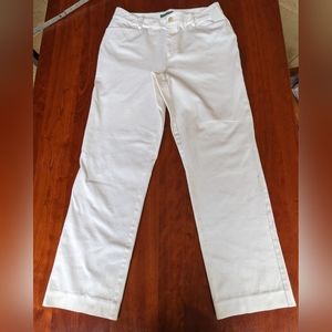 EUC Lauren by Ralph Lauren White High-Rise Pants Size 8
